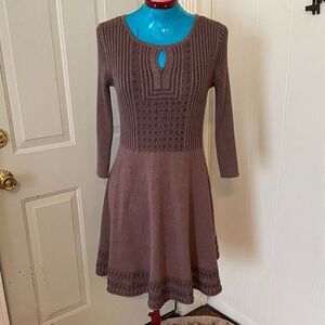 Olive & Oak Long Sleeve Above the Knee Dress Woman's Size L
